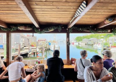 View of the The Galley, a seafood restaurant - aa destination included in the A Day on Martha's Vineyard Tour.