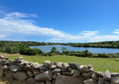 View of the Fresh Pond located in New Shoreham- a destination included in the Beautiful Block Island Tour.