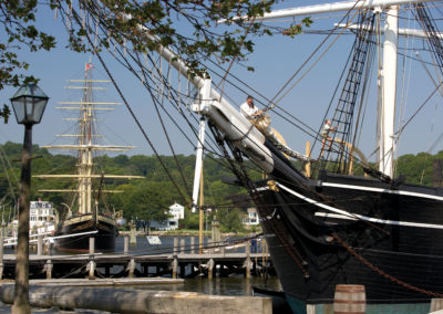 View The Charles W. Morgan Ship at The Mystic Seaport - included in the Old Time Mystic Tour.