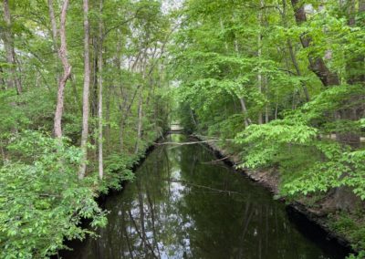 A view of the Blackstone Canal - a destination included in the Rhode Island's Beautiful River Valley Tour.