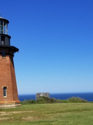 Up-close with South East Lighthouse - Beautiful Block Island Closer view of the South East Lighthouse - a destination included in the Beautiful Block Island Tour.