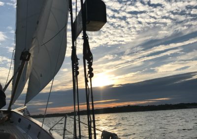 View of the sea during Sunset Sail around Newport Harbor - included in The Coast Guard House & Sunset Sail.