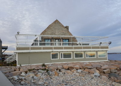 View of the Coast Guard House Restaurant - a destination included in The Coast Guard House & Sunset Sail Tour.